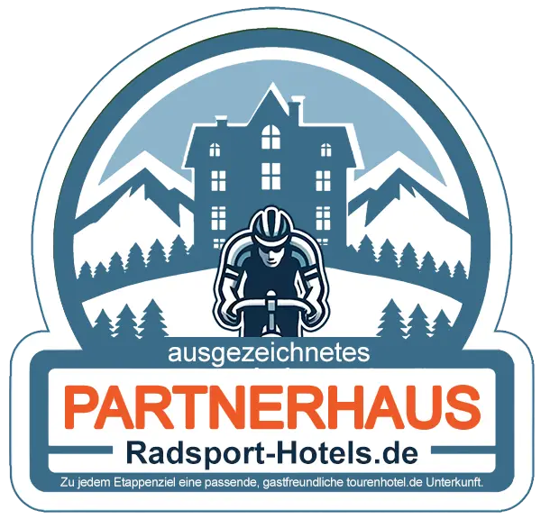 Riconoscimento Partnerhaus per hotel per ciclisti