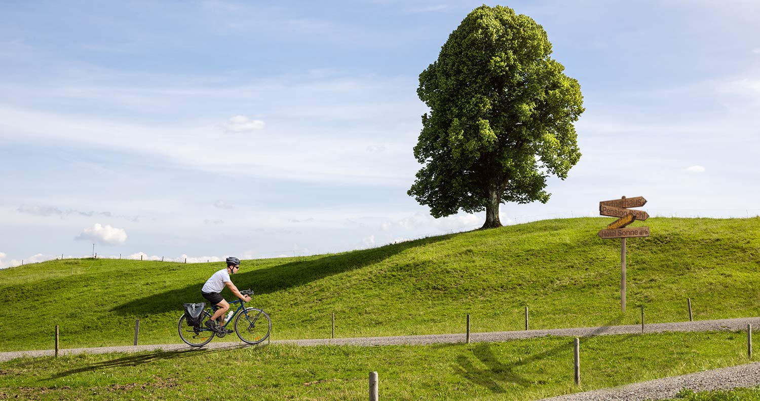 fahrradfahrerfreundliche Hotels in der Schweiz